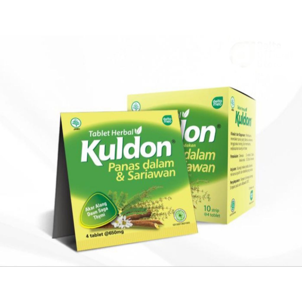 kuldon tablet obat panas dalam dan sariawan