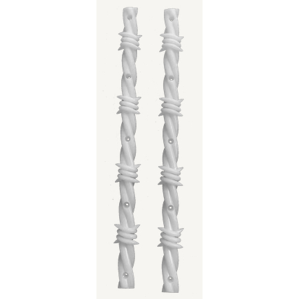 Skateboard Accessories Opera Barbwire Rails Silver