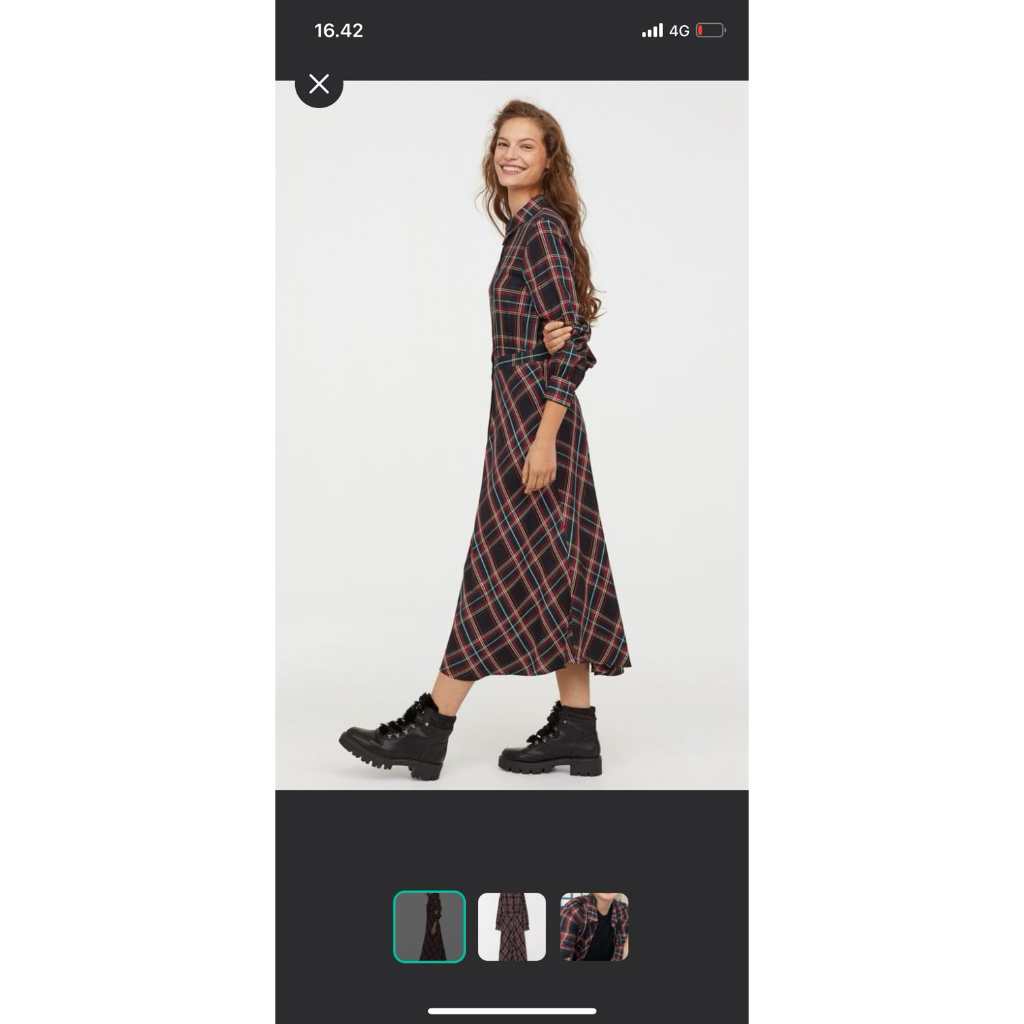 HM Plaid Dress