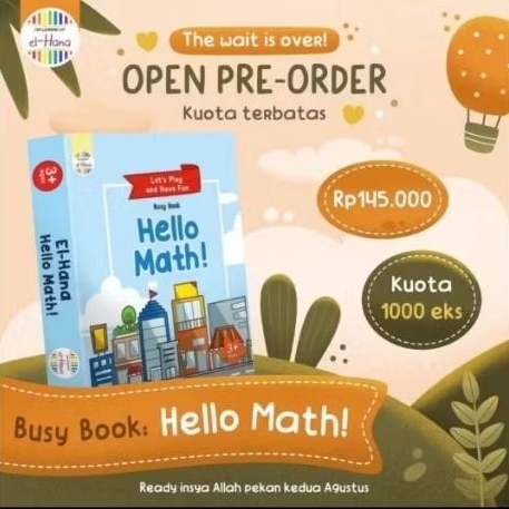 Busy Book El-Hana : Hello Math