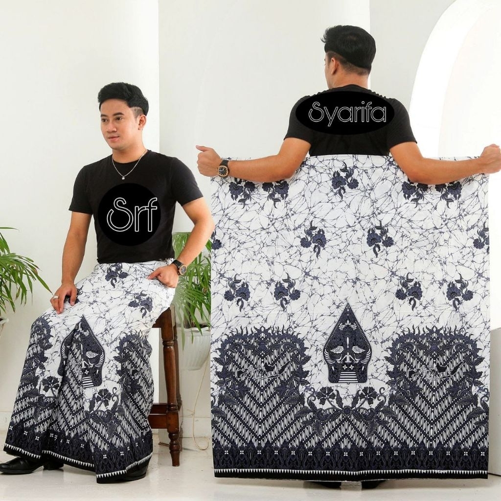 Sarung batik wayang printing