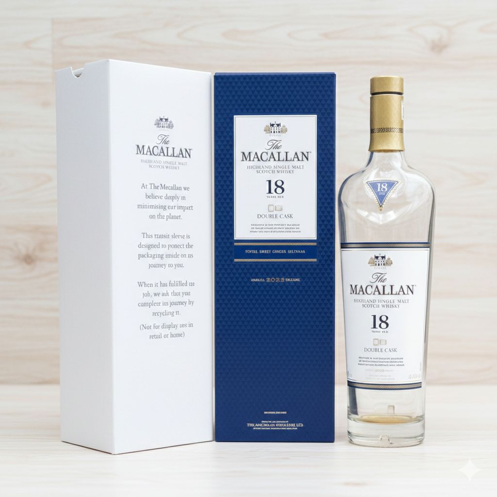 Botol Kosong Macalan 18 Years Double Cask 700ml Fullset