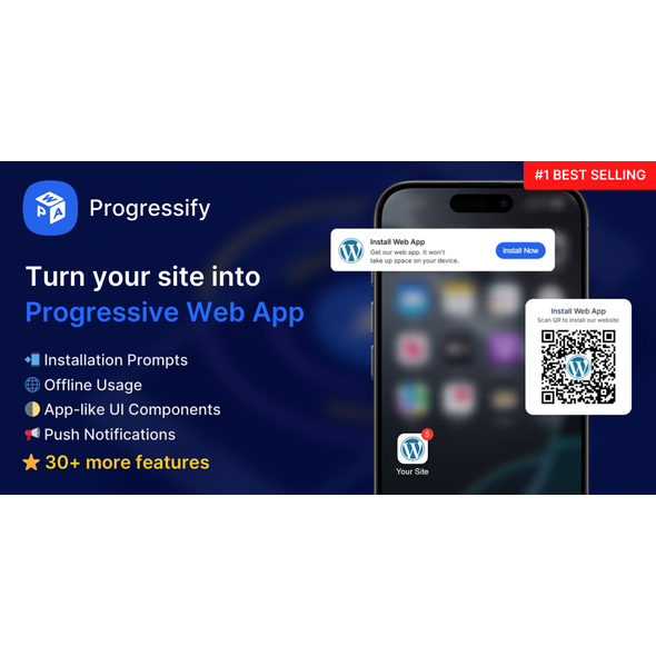 Progressify 1.5.1 - Progressive Web App (PWA) for WordPress