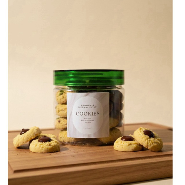 thumbprint choco cheese cookies