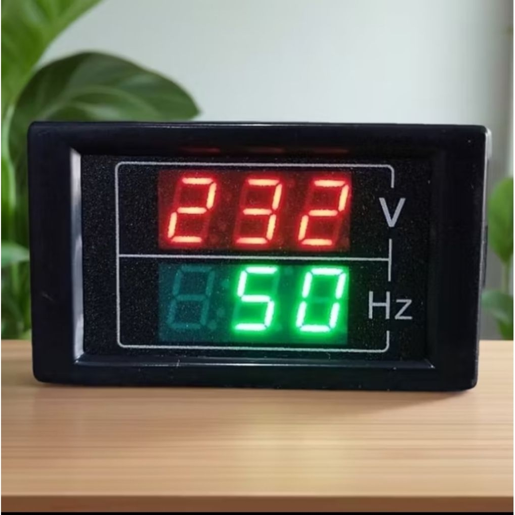 COMBO VOLTMETER HZ METER DIGITAL / voltmeter frequency meter ac digital 150 - 500V