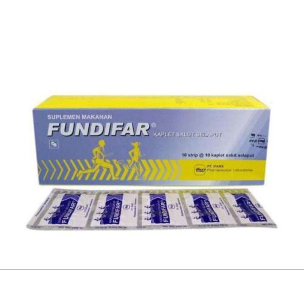 FUNDIFAR BOX MURAH ISI 100 TABLET