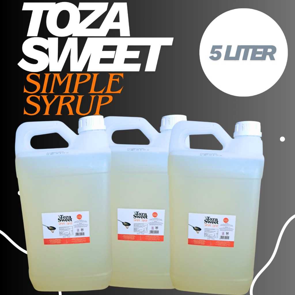 Gula Cair Tozza Sweet Simple Syrup 5L