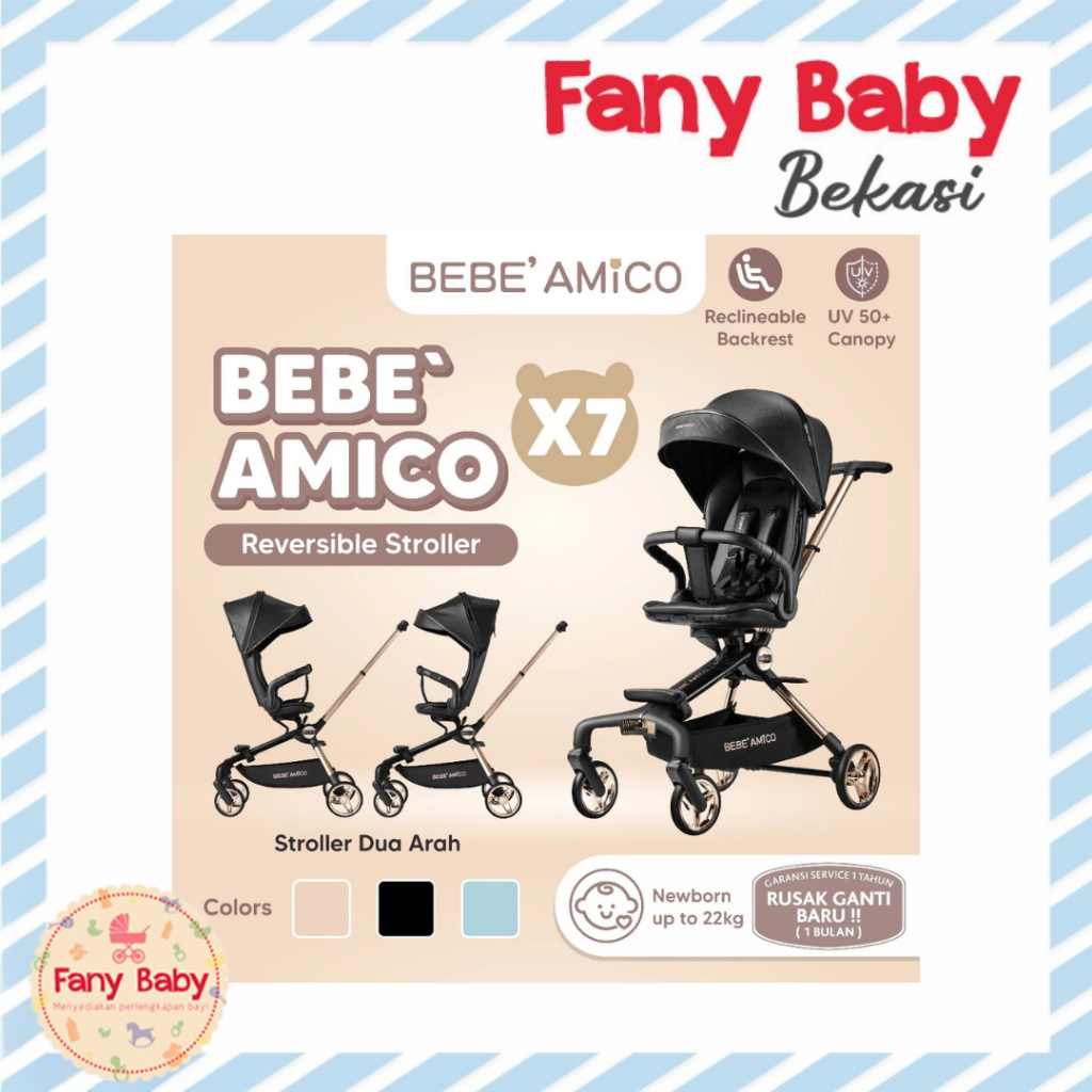 BEBE AMICO STROLLER X7