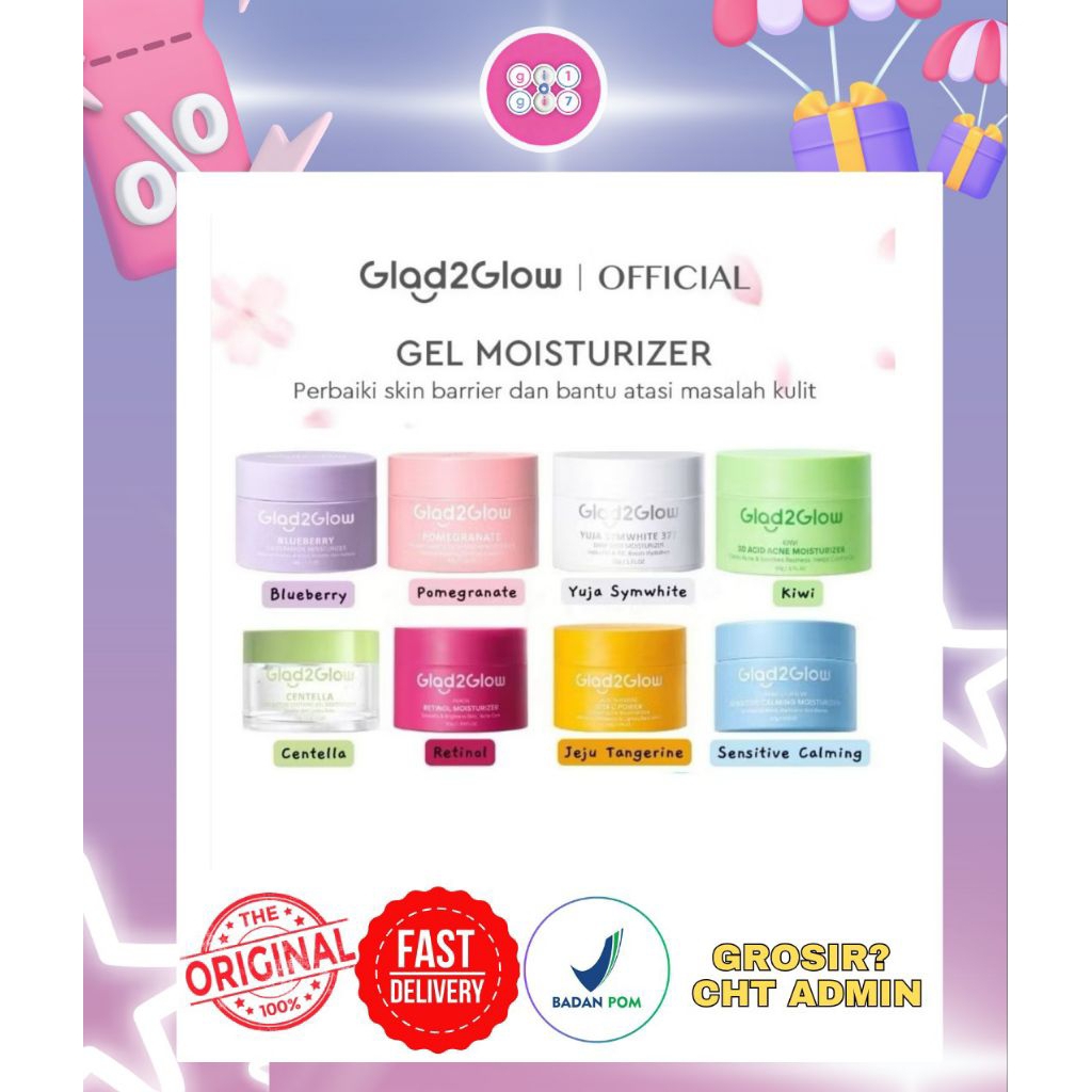 GLAD2GLOW MOISTURIZER 30ml