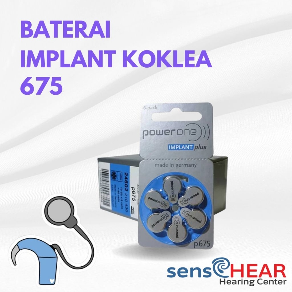 Baterai Implan Koklea Power One