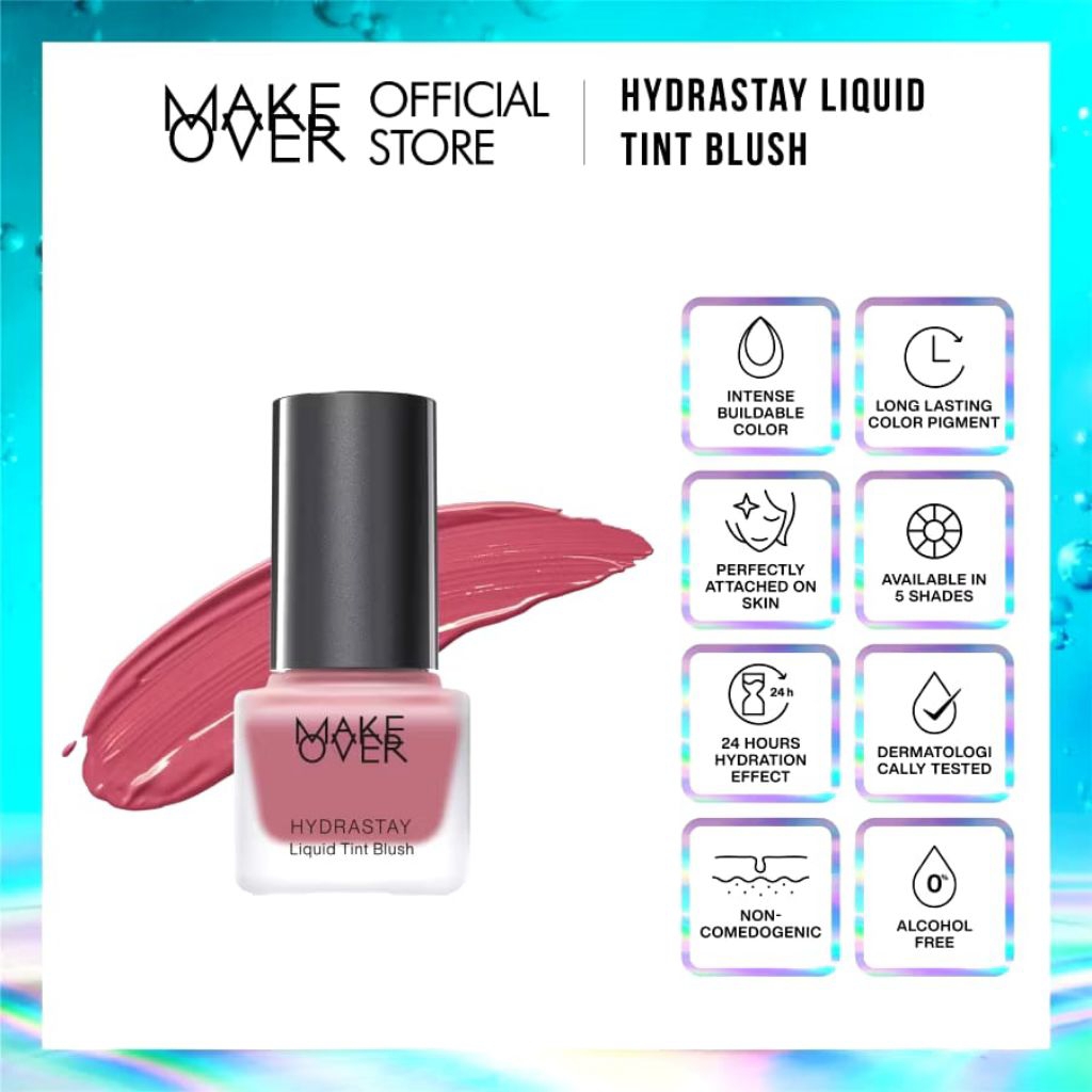 Make Over Hydrastay Liquid Tint Blush