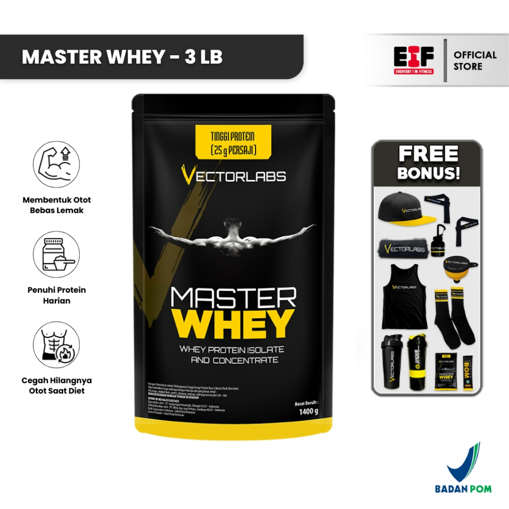 Original VECTORLABS Master Whey 3lbs/1.4kg