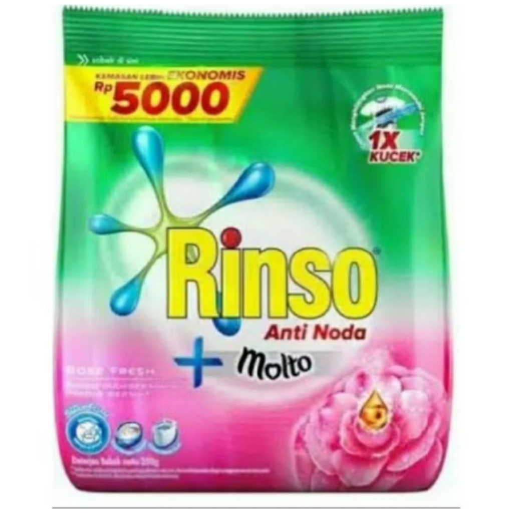 Rinso Deterjen bubuk 5000 an 195gram