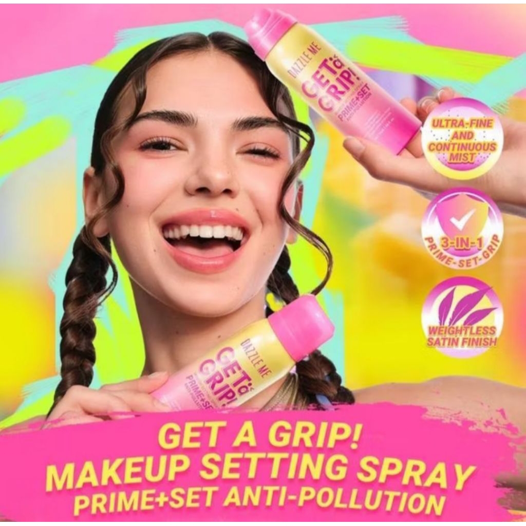 Dazzle Me Get A Grip! Makeup Setting Spray