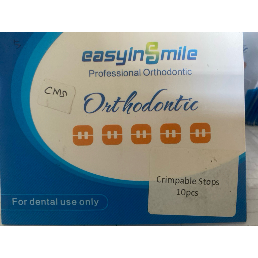 Crimpable stops (cms) 10 pcs easy in smile
