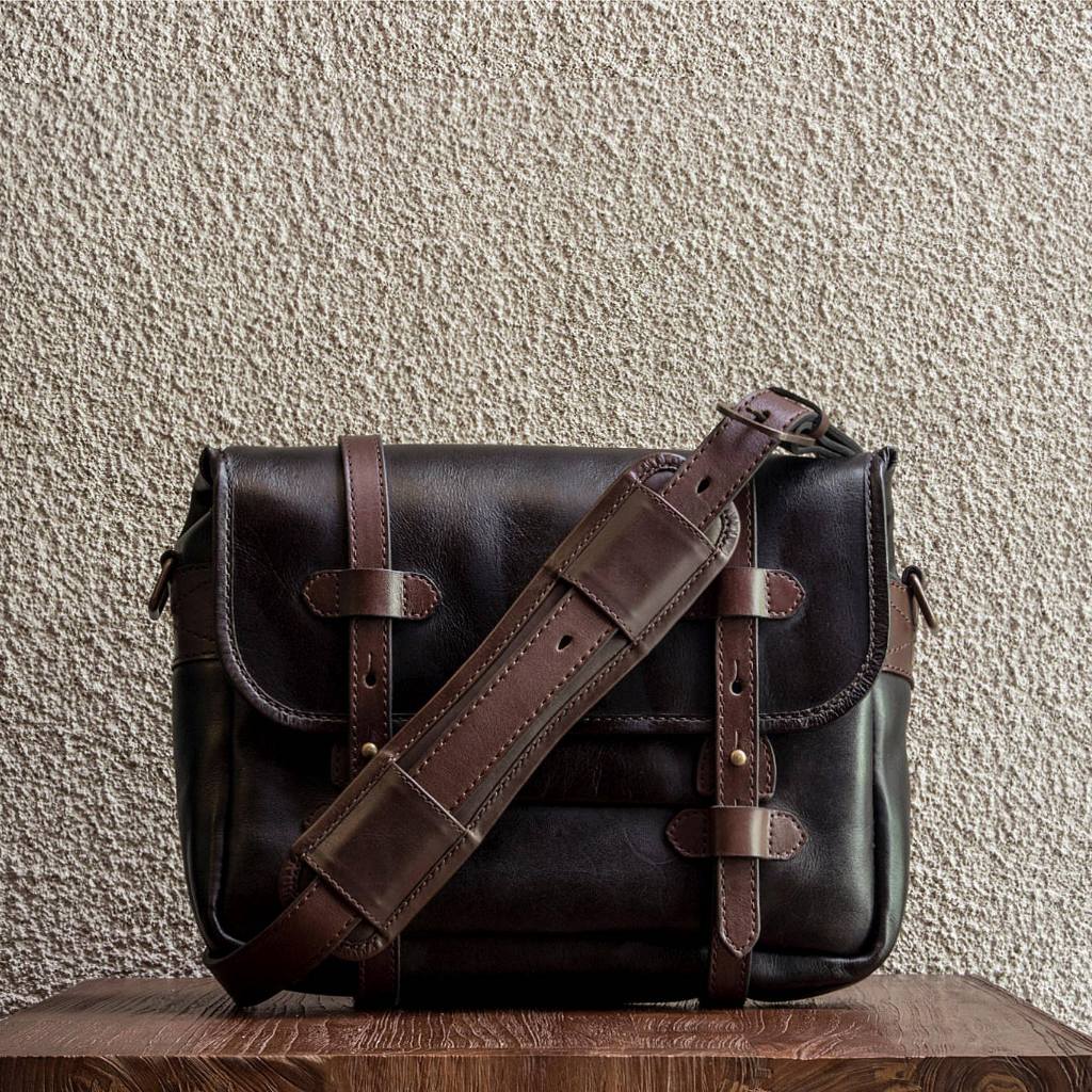 R.F. 13 Espresso Messenger Bag