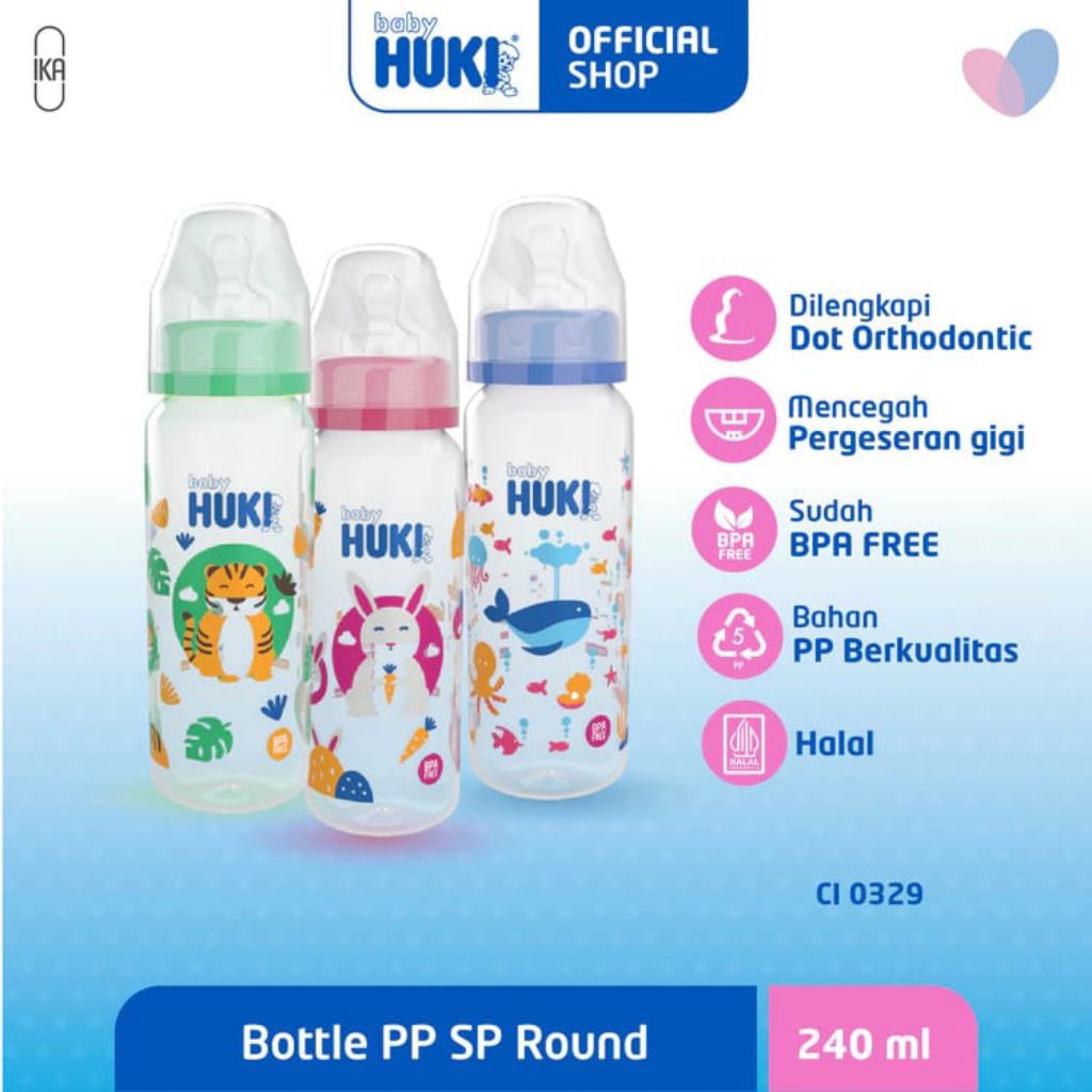 Botol Huki Nipple Orthodontic 240ml
