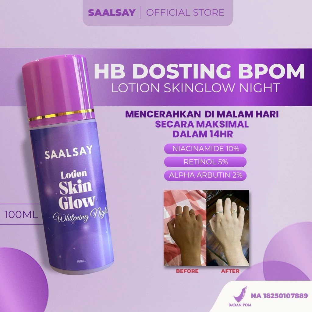 Lotion Skinglow 8x Dosis Extra BPOM