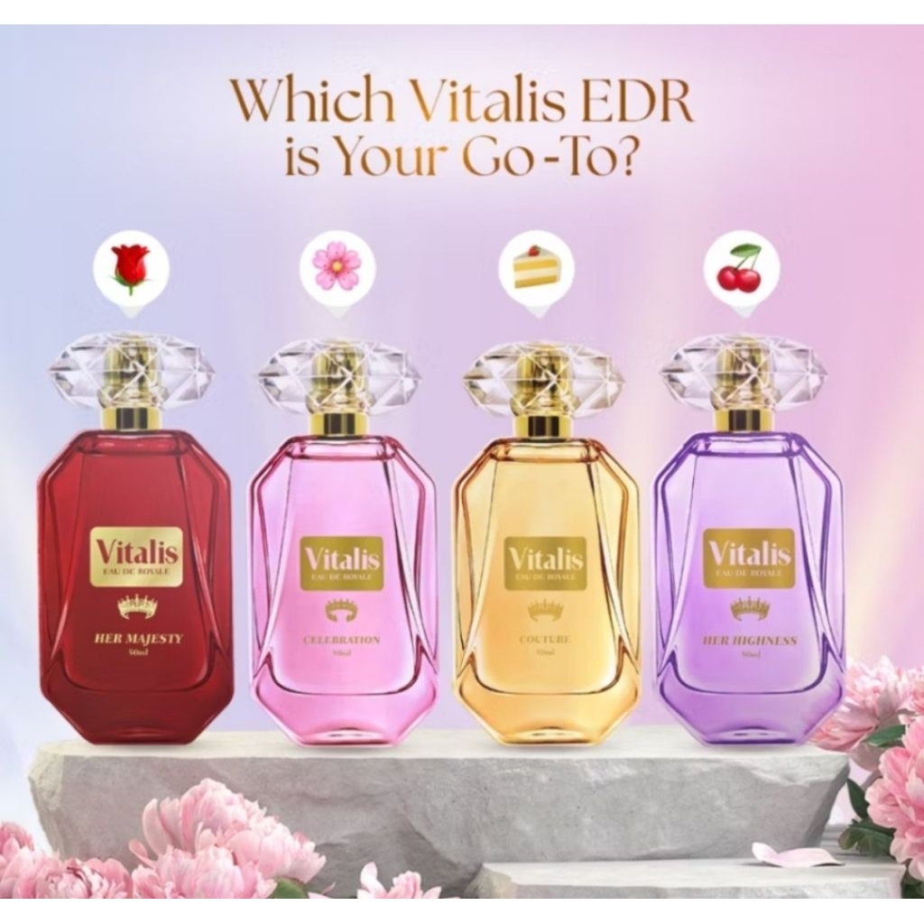 VITALIS EAU DE ROYALE 50ML ALL VARIANT