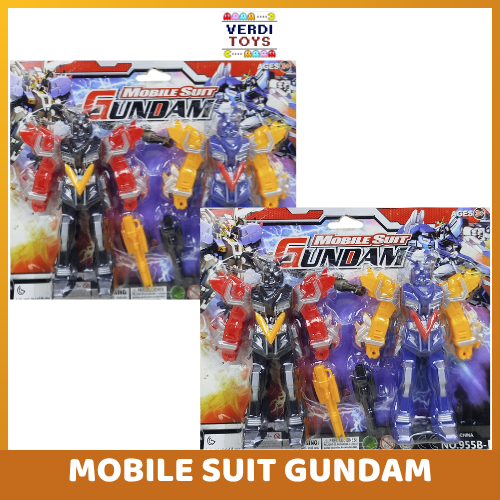 [COD] MAINAN ANAK ROBOT MOBILE SUIT GUNDAM 2PCS