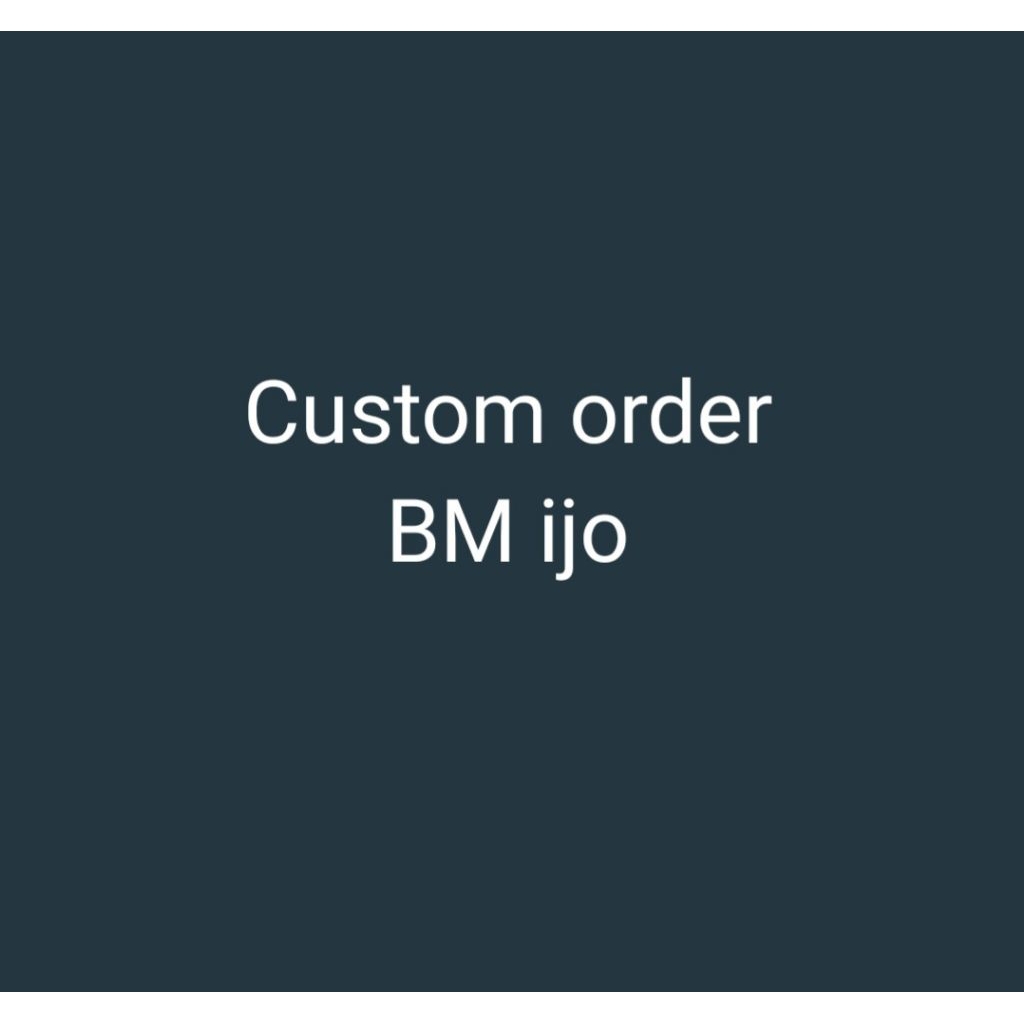 cutom order molo