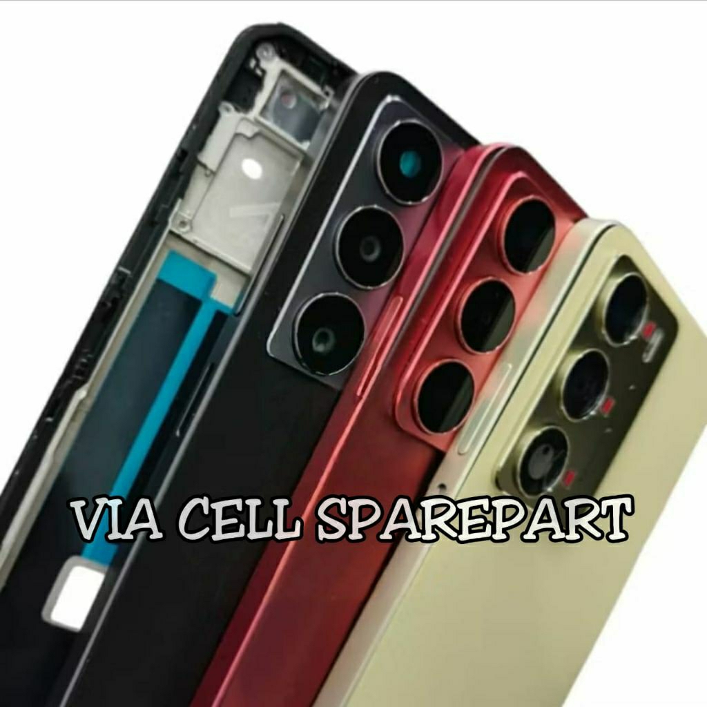 Cessing Hausing Fullset Frame Lcd Realme C75 Backdor + Bazzel + Frame