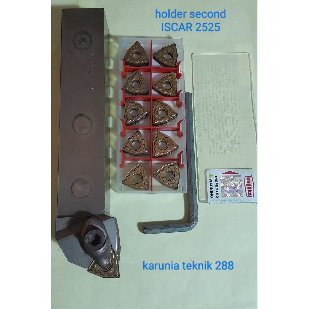 holder bubut standar 2525 set insert wnmg080408