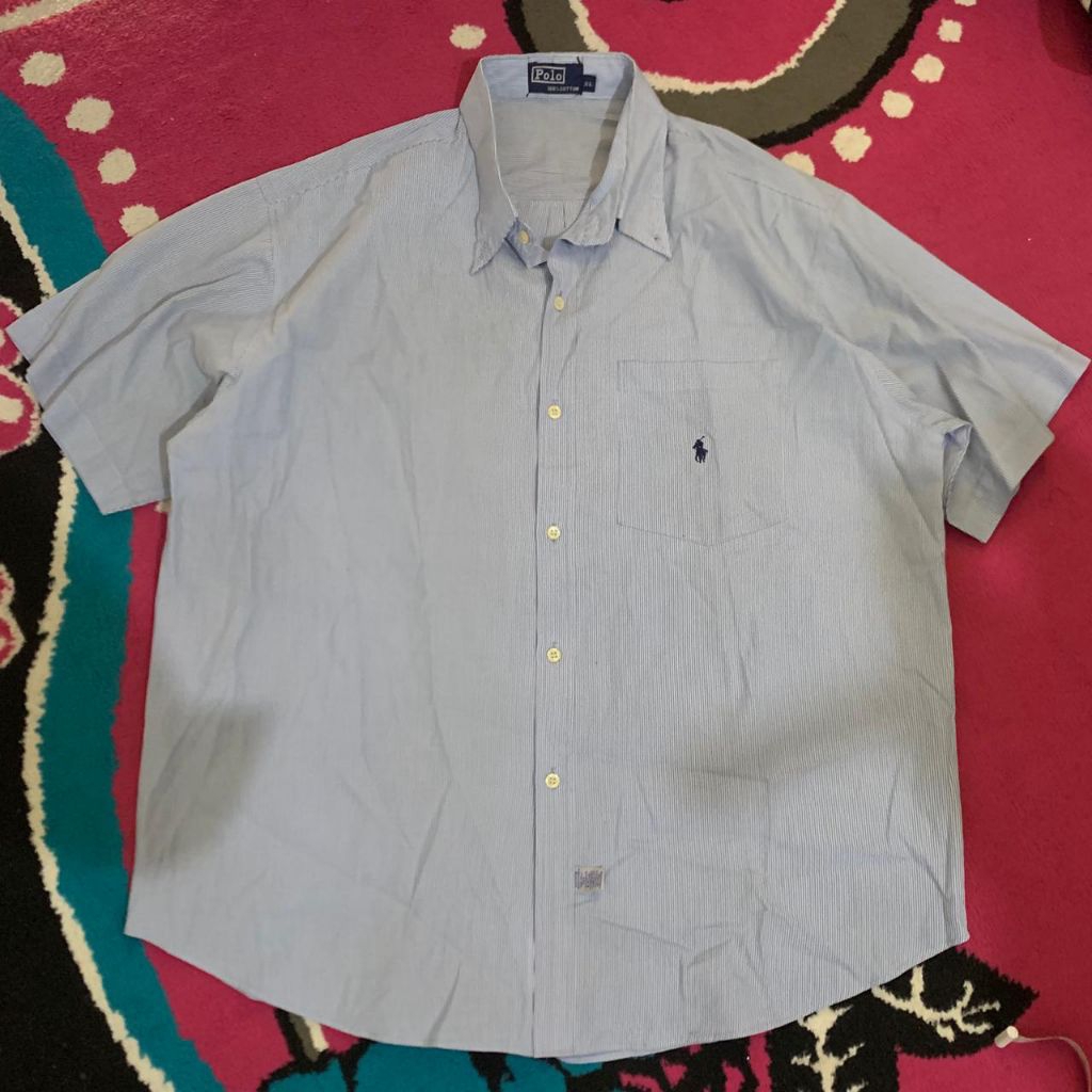 Kemeja Pendek Salur