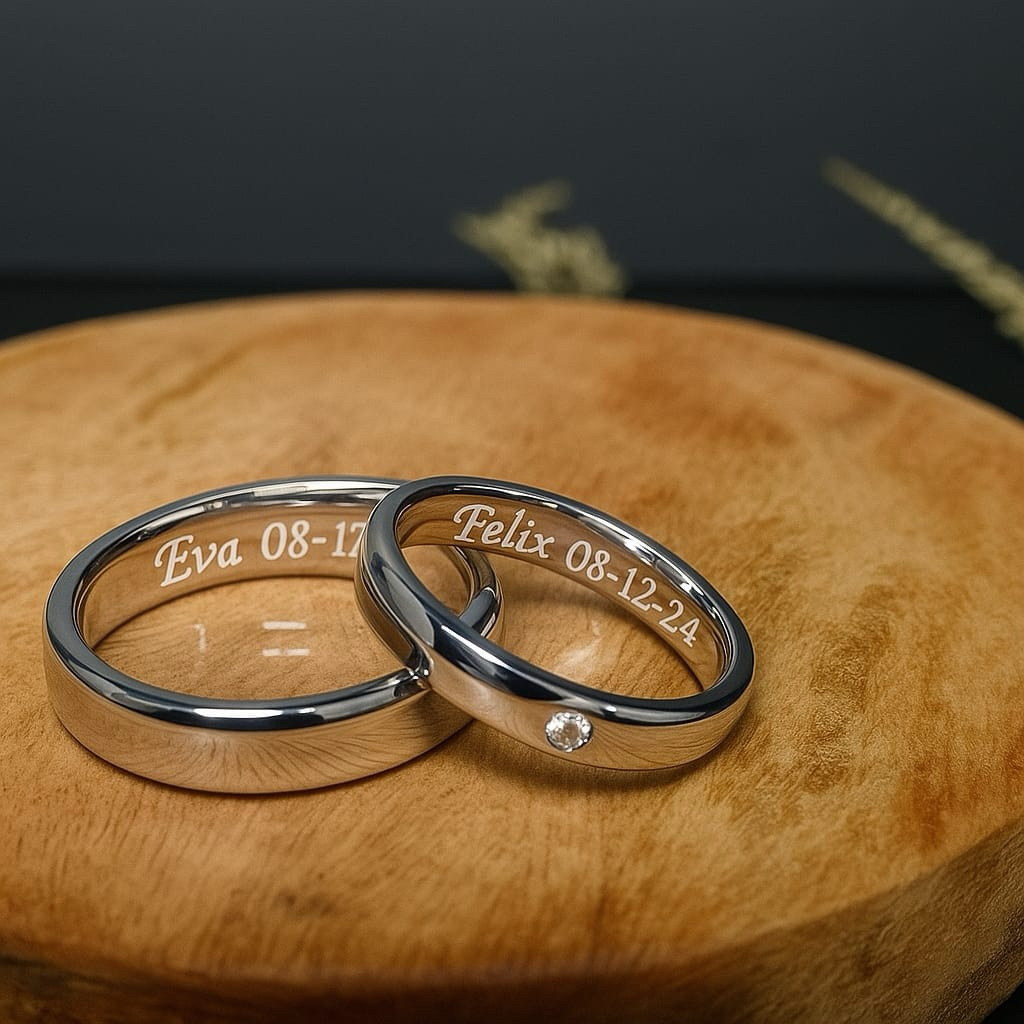 Wedding Ring Silver 925 Premium (Custom)