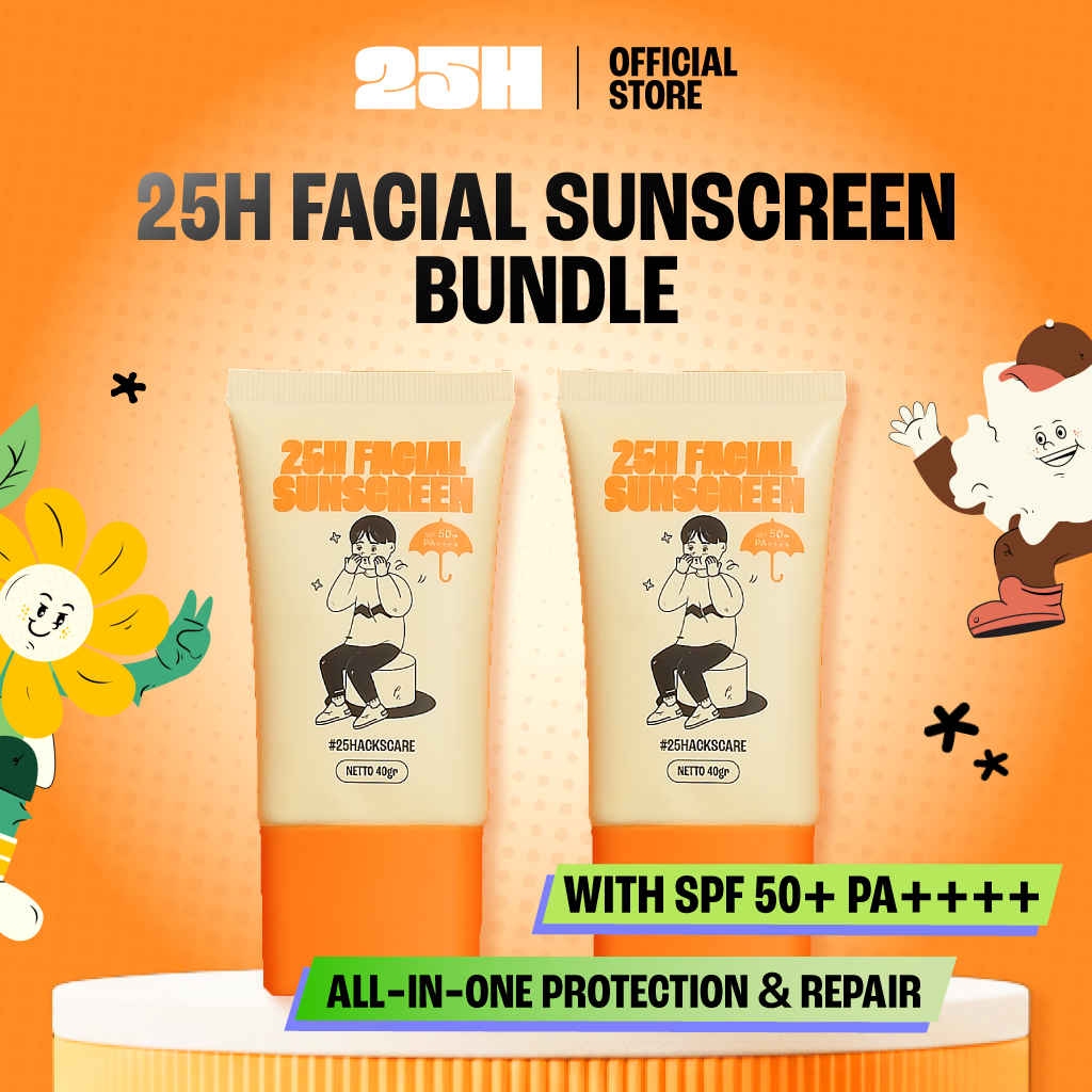 25H Facial Sunscreen Bundle (2pcs)