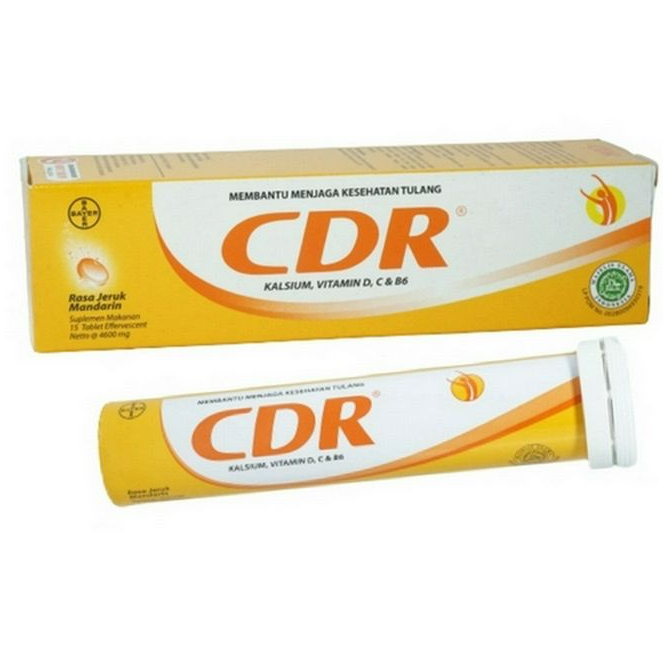 Cdr Rasa Jeruk Mandarin 15 Tablet