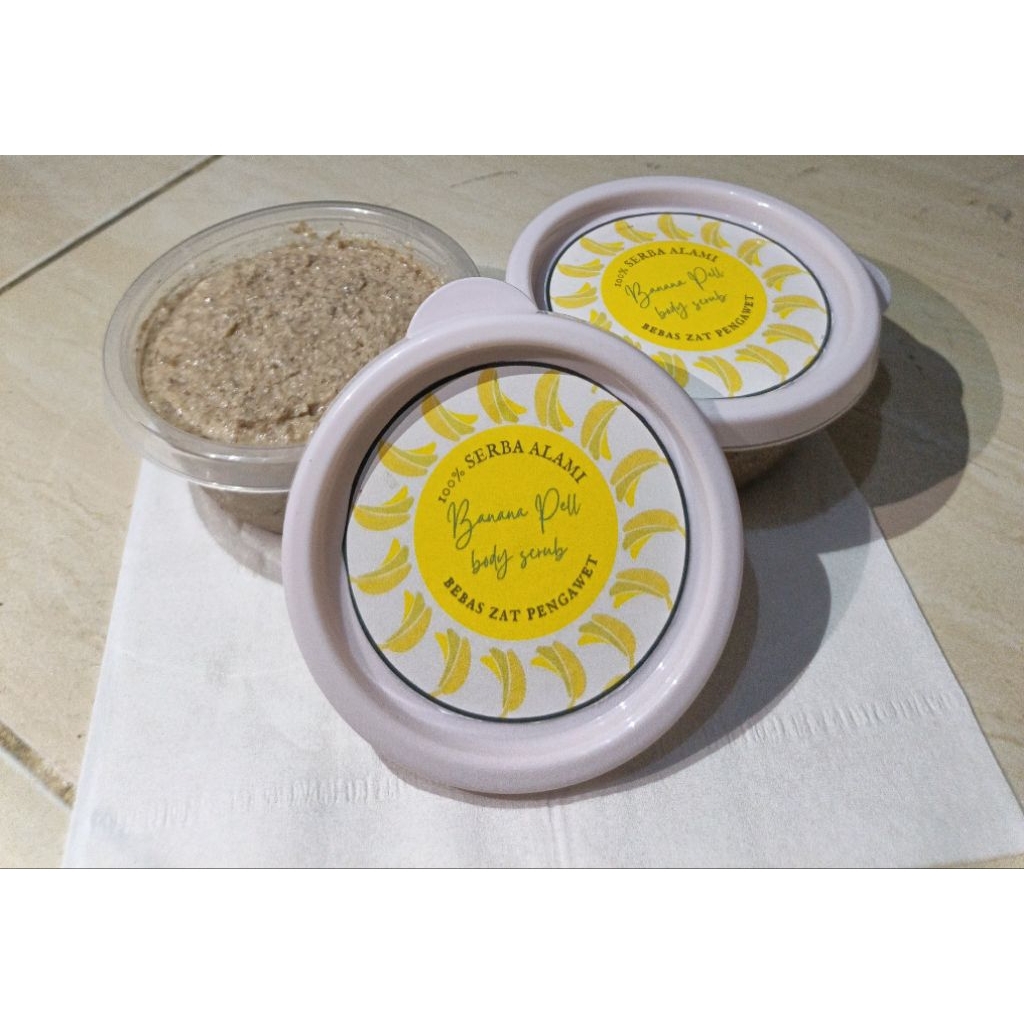 Body Scrub Kulit Pisang