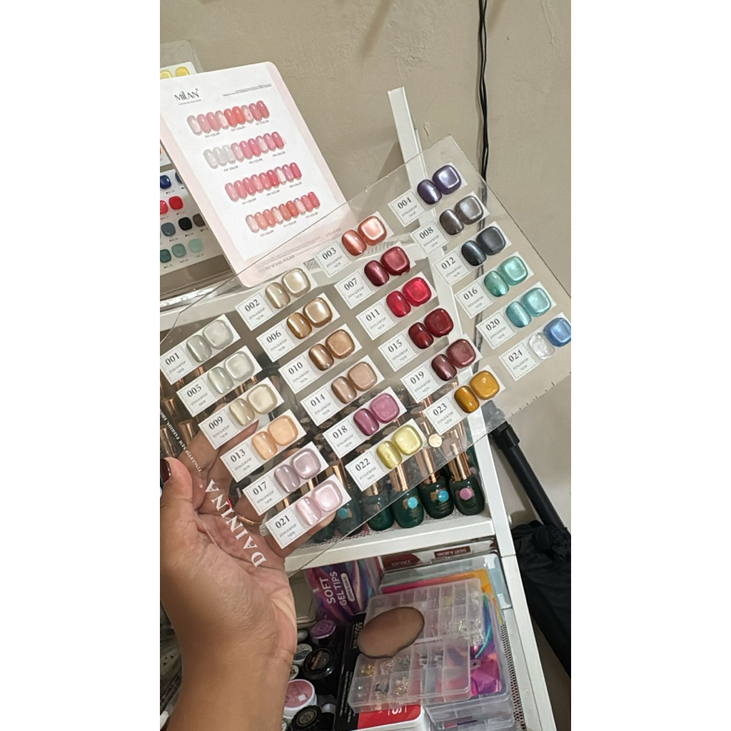 Presson nail cateye