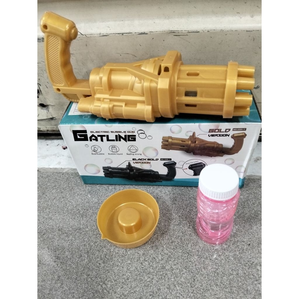 Mainan Gatling Bubble gelembung.