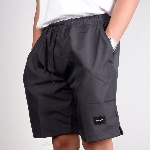 Gilapolos Celana  Pendek Boardshort Basic Hitam