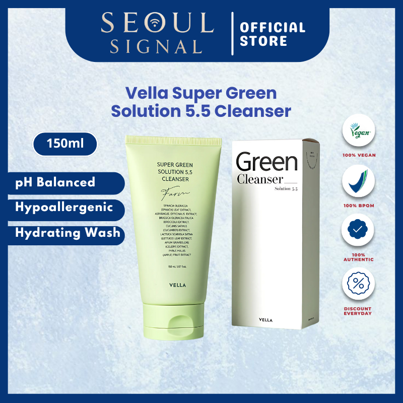 Vella Green Solution 5.5 Cleanser [Face Wash]
