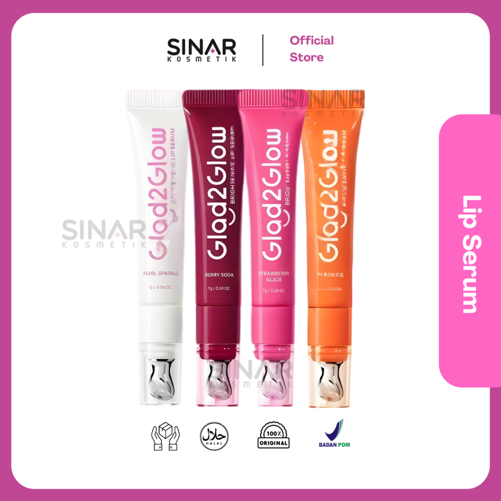 Glad2Glow Brightening Lip Serum 7gr