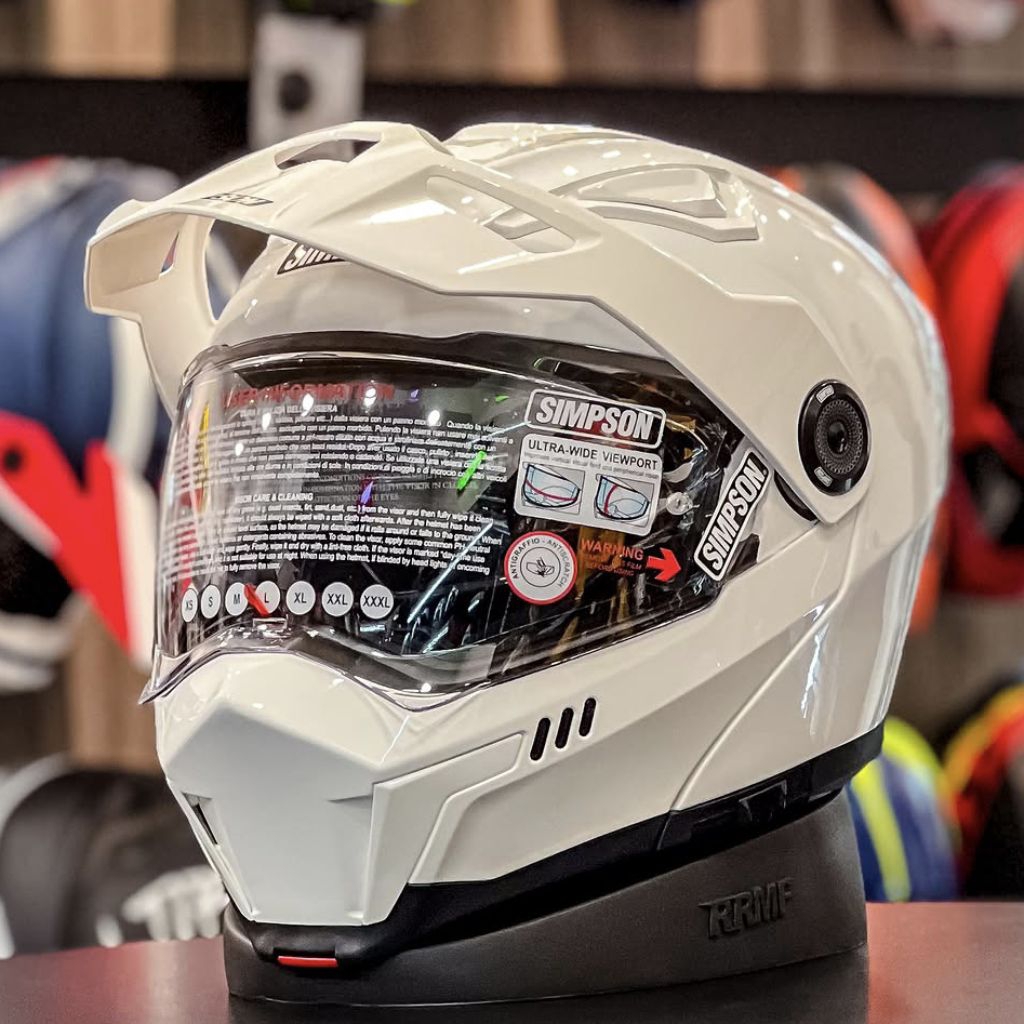Helm SIMPSON Journey White Gloss