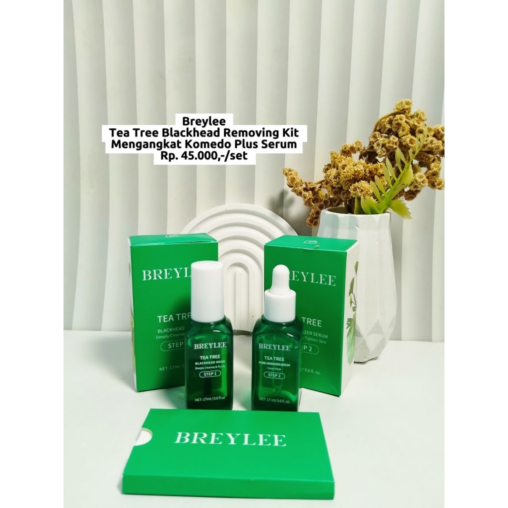 Breylee Tea Tree Blackhead Mask Step 1 & Step 2