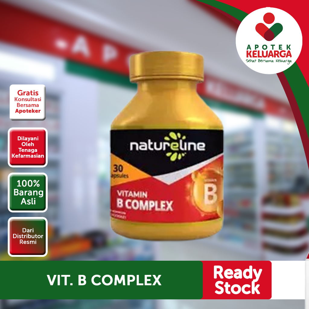 NATURELINE VITAMIN B COMPLEX CAPS (30)