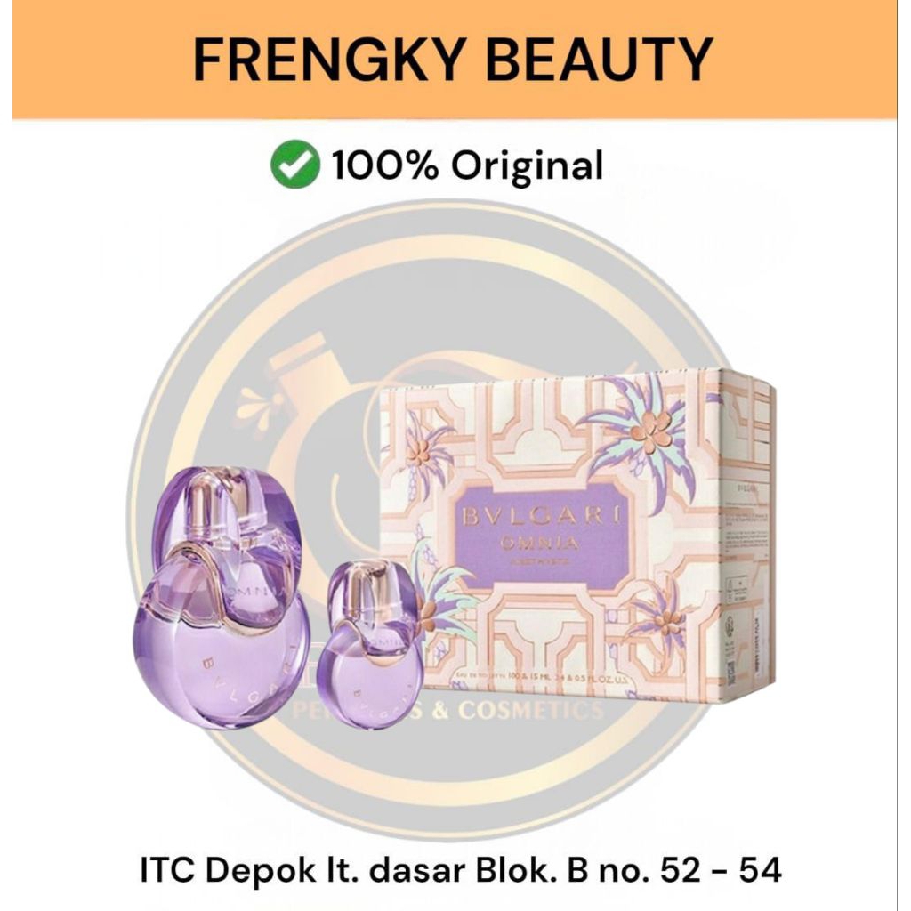 Paket Omnia Amethyst 100ml,15ml edt