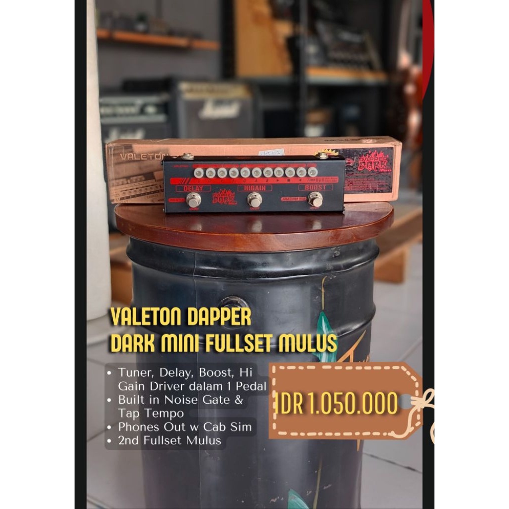 valeton dapper dark mini fullset