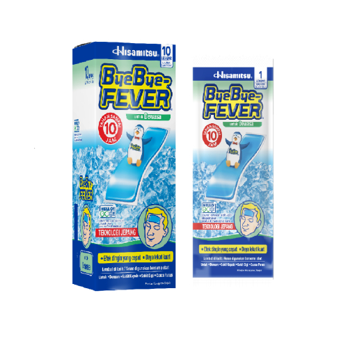 Grosir Plester Kompres Demam BYE BYE FEVER DEWASA
