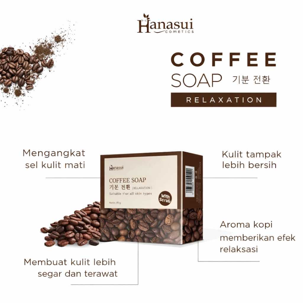 MULTIPRO88 COFFE SOAP WITH SCRUB HANASUI ORIGINAL