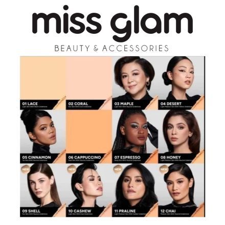 MISS GLAM - Make Over Perfect Cover Two Way Cake