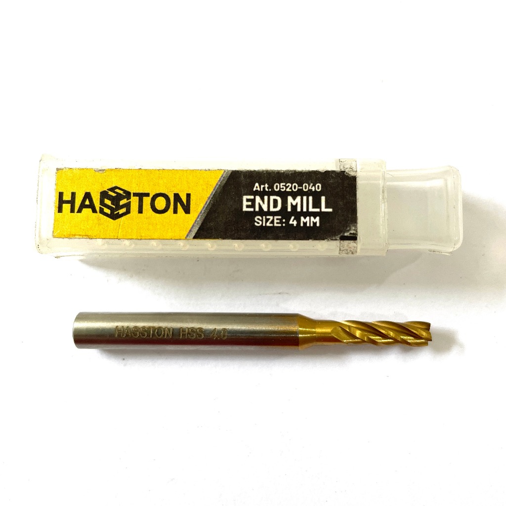 Mata Bor End Mill 4mm Hasston