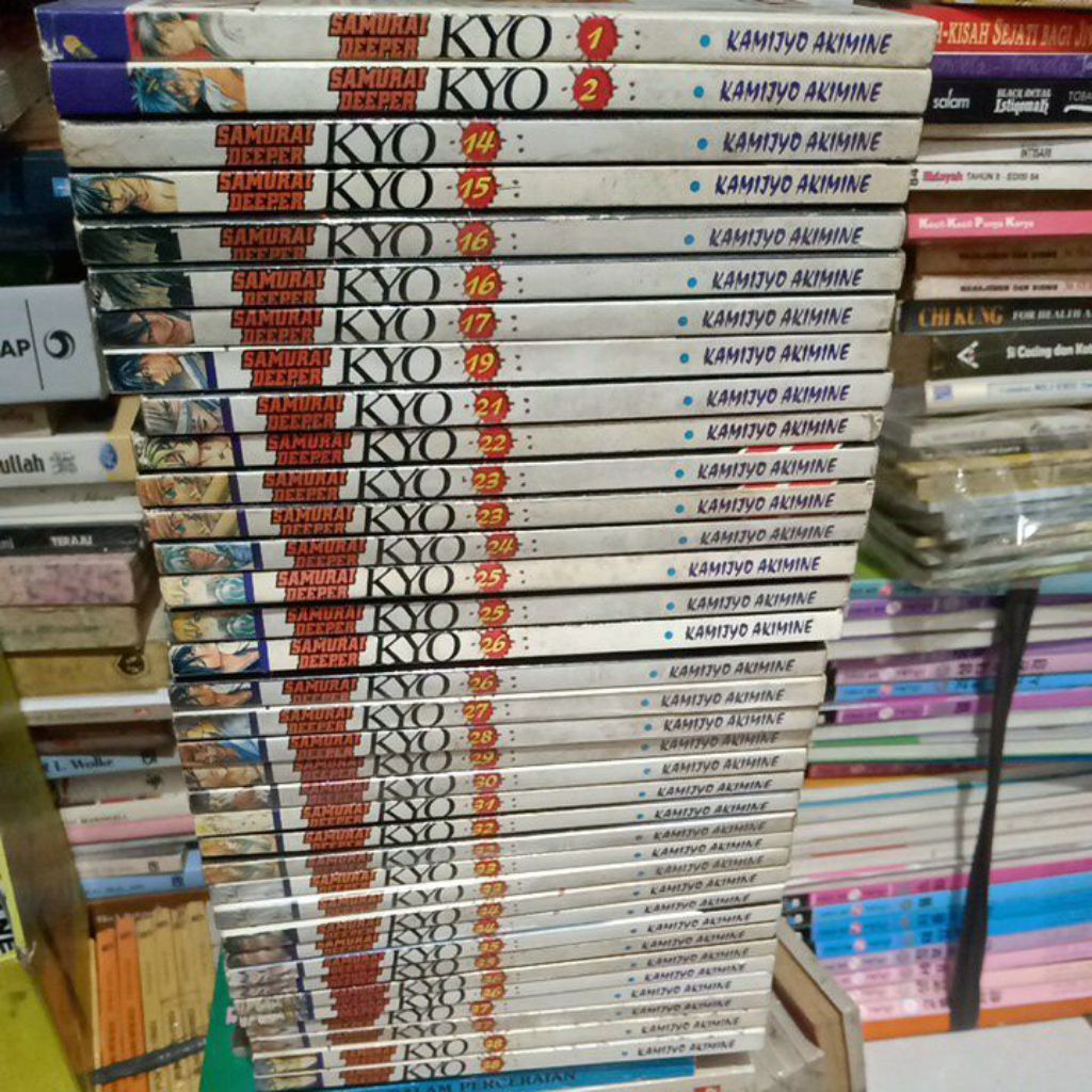 komik samurai deeper Kyo cabutan