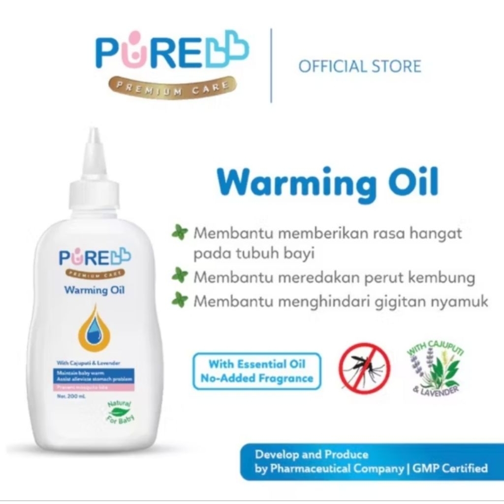 PUREBB WARMING OIL | 200ml, 60ml
