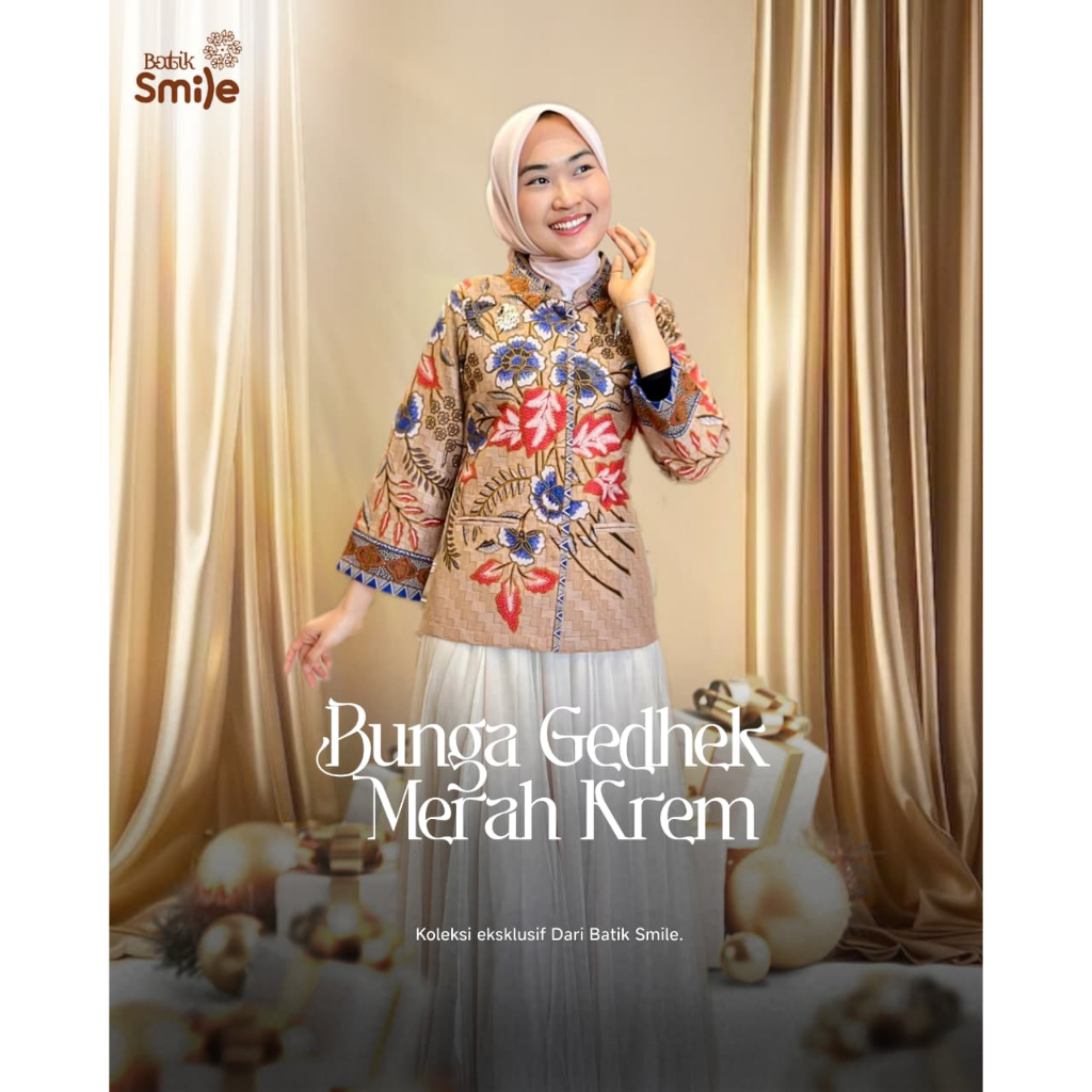 BUNGA GEDHEK MR KREM (EXCLUSIVE)