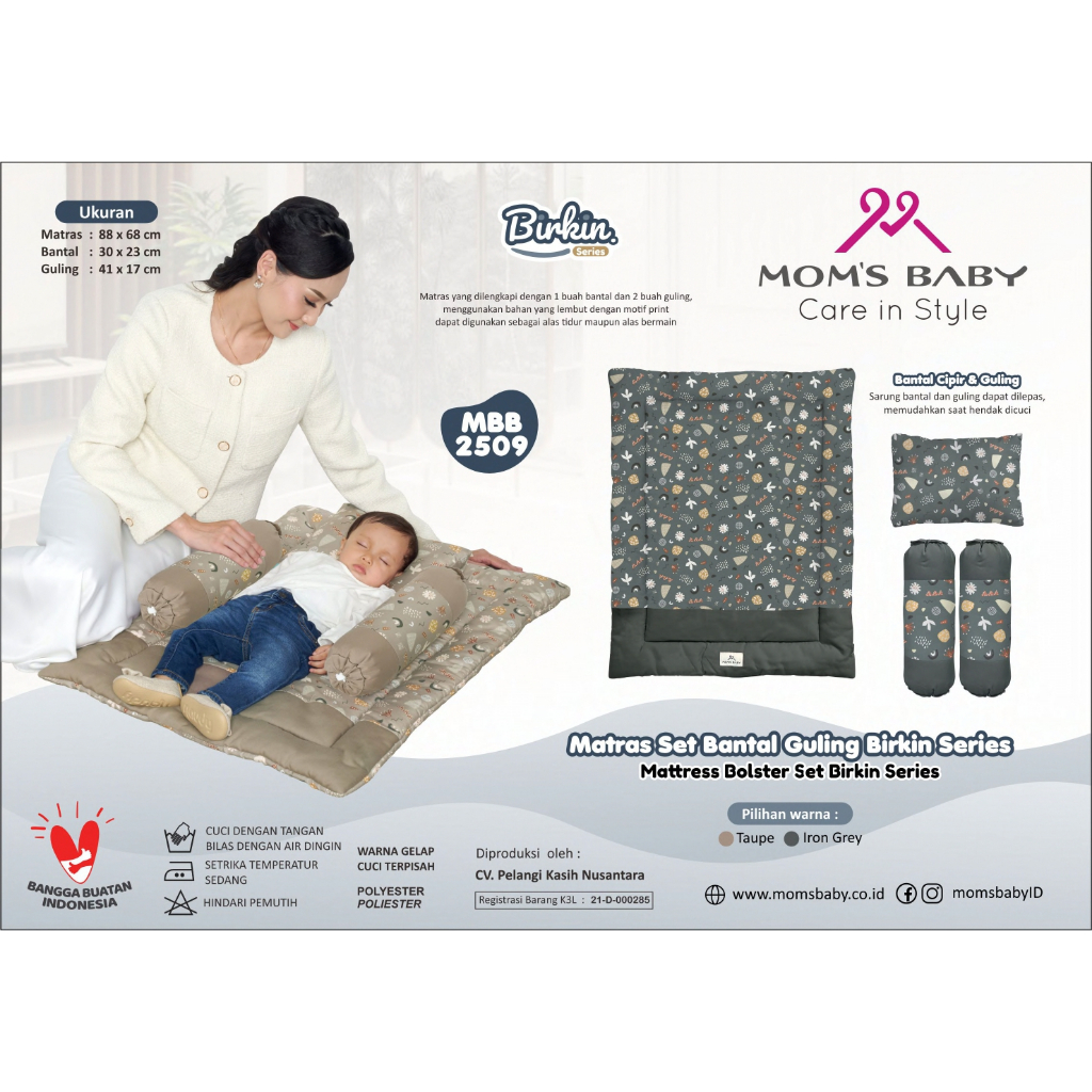 Moms Baby Matras Set(instan Only)